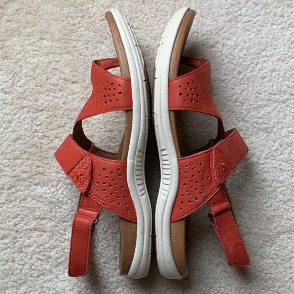 New Cobb Hill Rubey Thong Sling Sandal Red Rouge Size US 9/EUR 40 - Picture 3 of 7